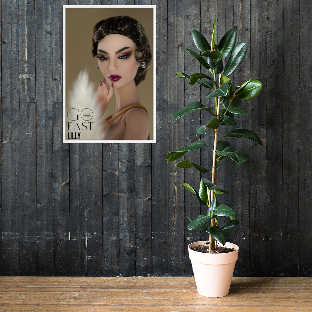 JAMIEshow Lilly Framed photo paper poster