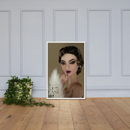 JAMIEshow Lilly Framed photo paper poster