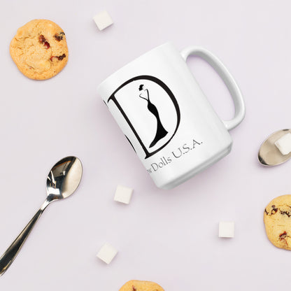 JAMIEshow White glossy mug