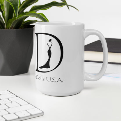 JAMIEshow White glossy mug