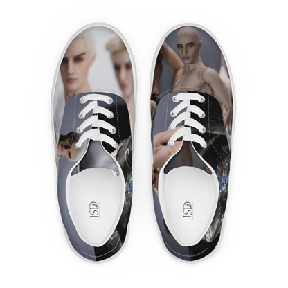 JAMIEshow Women’s lace-up canvas shoes