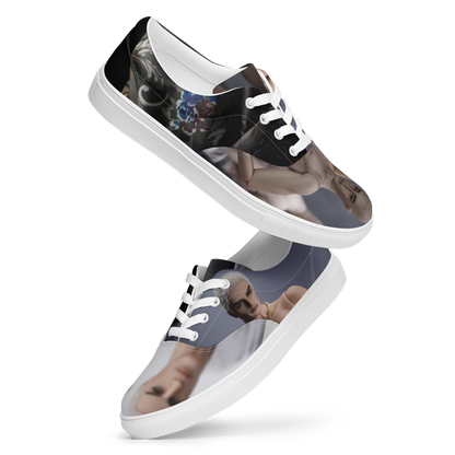 JAMIEshow Women’s lace-up canvas shoes