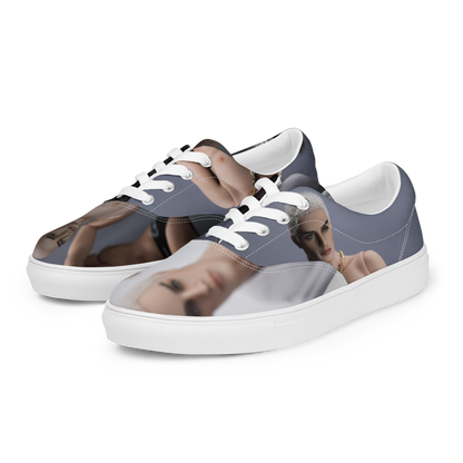 JAMIEshow Women’s lace-up canvas shoes