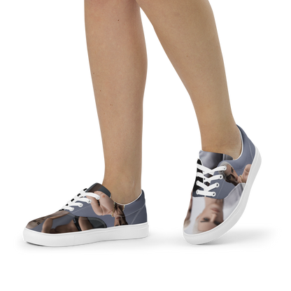 JAMIEshow Women’s lace-up canvas shoes