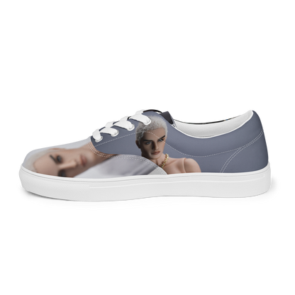 JAMIEshow Women’s lace-up canvas shoes