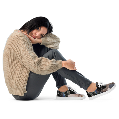 JAMIEshow Women’s lace-up canvas shoes